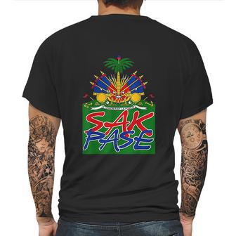 Sak Pase Cute Haitian Creole Pride Gift Mens Back Print T-shirt | Favorety UK