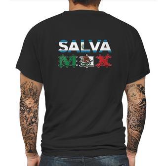 Salvadorian Mexican El Salvador Mexico Mujer Woman Pupusas Mens Back Print T-shirt | Favorety DE