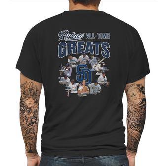 San Diego Padres All Time Greats Signatures Mens Back Print T-shirt | Favorety DE