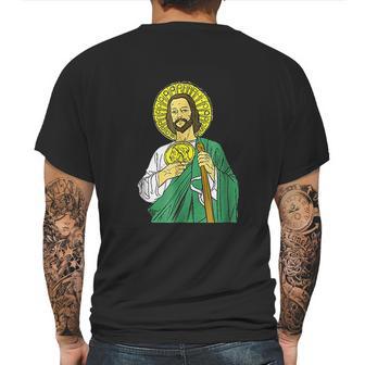 San Judas St Jude Saint Jude Catholic Catolico Mens Back Print T-shirt | Favorety DE