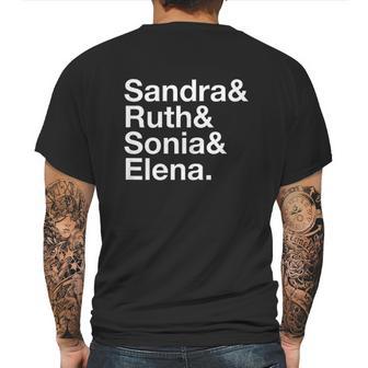 Sandra Ruth Sonia Elena Mens Back Print T-shirt | Favorety AU