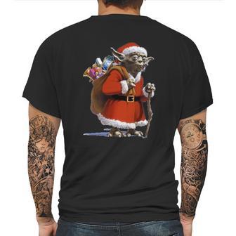 Santa Yoda T-Shirt Mens Back Print T-shirt | Favorety AU