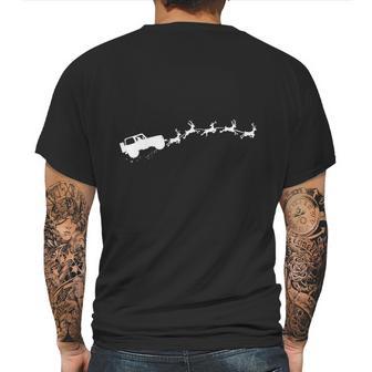 Santas Jeep T-Shirt Mens Back Print T-shirt | Favorety UK