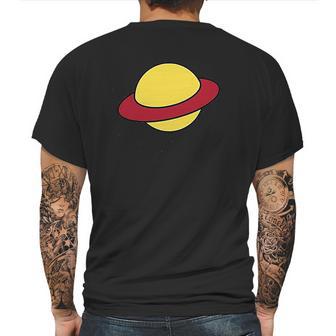 Saturn Cartoon Funny Halloween Chucky Costume Mens Back Print T-shirt | Favorety CA