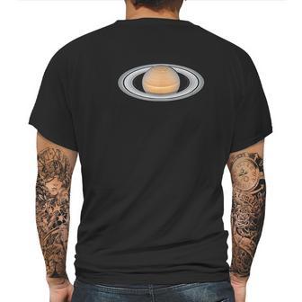 Saturn By Hubble Mens Back Print T-shirt | Favorety AU