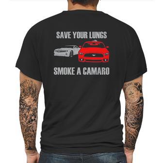 Save Your Lungs A Camaro Mens Back Print T-shirt | Favorety UK