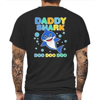 Scary Daddy Shark Doo Doo Doo Dad Birthday Gifts Mens Back Print T-shirt | Favorety