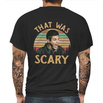 That Was Scary Dean Winchester Meme Funny Mens Back Print T-shirt | Favorety DE