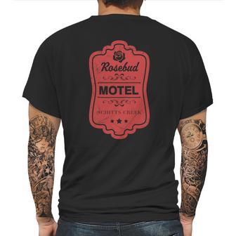 Schitts Creek Rosebud Motel Mens Back Print T-shirt | Favorety