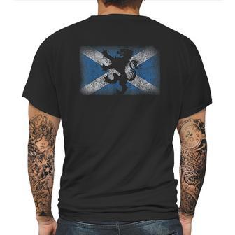 Scotland Flag Lion Rampant Scottish Pride Flag Gift Mens Back Print T-shirt | Favorety AU