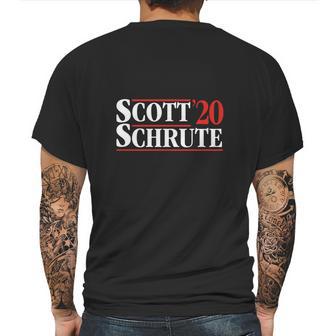 Scott Schrute 2020 Campaign Mens Back Print T-shirt | Favorety AU