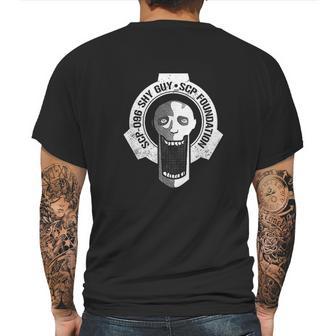 Scp 096 Shy Guy Scp Foundation Mens Back Print T-shirt | Favorety