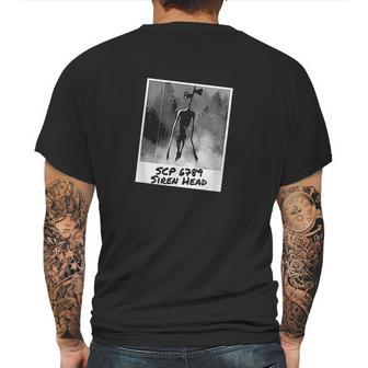 Scp 6789 Siren Head Mens Back Print T-shirt | Favorety DE