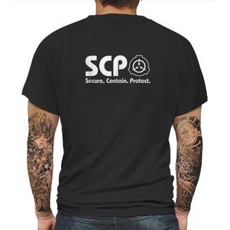 Scp Secure Contain Protect Scp Foundation Mens Back Print T-shirt | Favorety DE