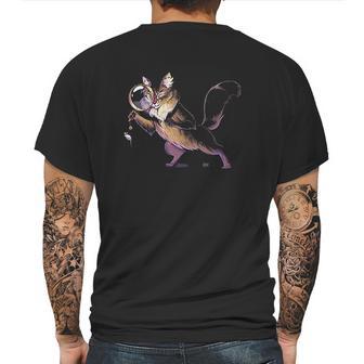 Scraps Cat Detective Mens Back Print T-shirt | Favorety UK