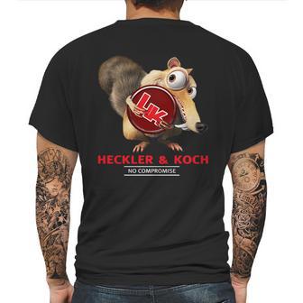 Scrat With Heckler And Koch Mens Back Print T-shirt | Favorety DE