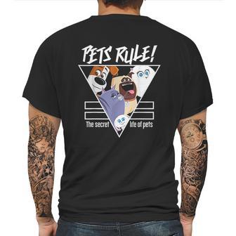 The Secret Life Of Pets 2 Pets Rule Mens Back Print T-shirt | Favorety CA