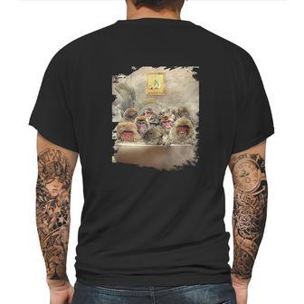 Self Care Bathing Ape Monkey Bath Mens Back Print T-shirt | Favorety