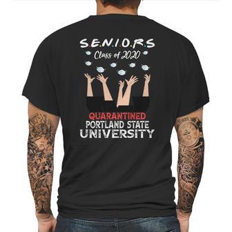 Senior Class Of 2020 Graduation Social Distancing Portland State University 2020 Mens Back Print T-shirt | Favorety DE