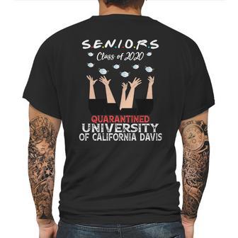 Senior Class Of 2020 Graduation Social Distancing University Of California Davis 2020 Mens Back Print T-shirt | Favorety DE