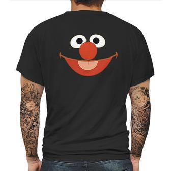 Sesame Street Ernie Face Mens Back Print T-shirt | Favorety