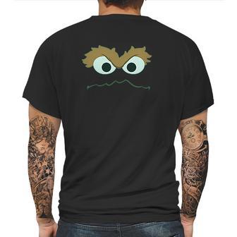 Sesame Street Oscar Face Mens Back Print T-shirt | Favorety DE