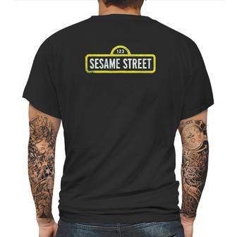 Sesame Street Rough Mens Back Print T-shirt | Favorety AU