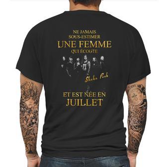 Shaka Ponk Une Femme Est Te Née En Juillet Mens Back Print T-shirt | Favorety AU