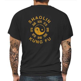 Shaolin Kung Fu Martial Arts Training Mens Back Print T-shirt | Favorety