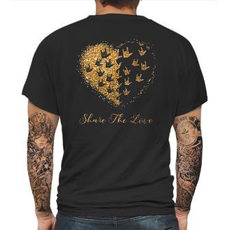 Share The Love Mens Back Print T-shirt | Favorety AU