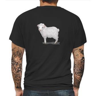 Sheep Show Farm Livestock Lambs Ram Mens Back Print T-shirt | Favorety UK