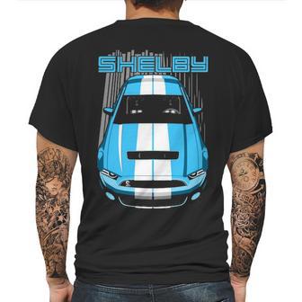 Shelby Gt500 S197 Grabber Blue Mens Back Print T-shirt | Favorety CA