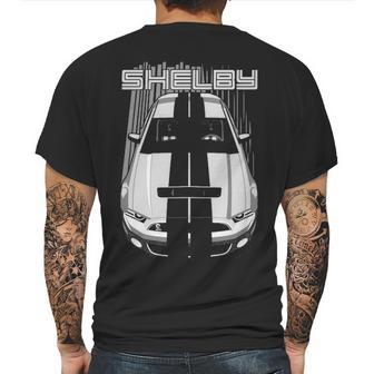 Shelby Gt500 S197 Whitesilver Mens Back Print T-shirt | Favorety AU