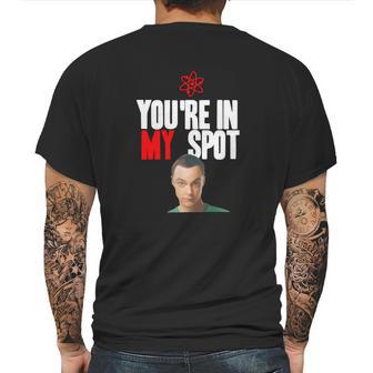 Sheldon Cooper You’Re In My Spot Shirt Mens Back Print T-shirt | Favorety