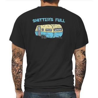 Shitters Full Funny Camping Van Camper Trailer Camp Mens Back Print T-shirt | Favorety CA