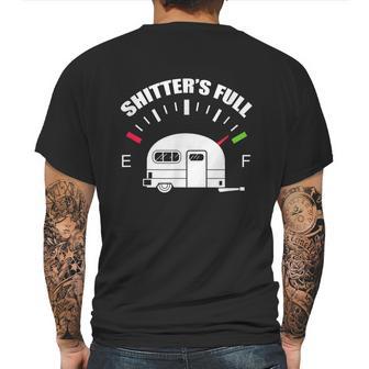 Shitters Full Rv Camping Camper Road Trip Travel Mens Back Print T-shirt | Favorety AU