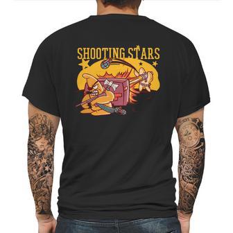 Shooting Stars Pun Mens Back Print T-shirt | Favorety AU