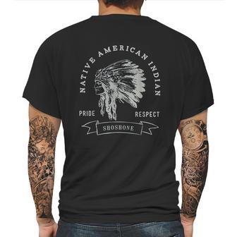 Shoshone Tribe Native American Indian Pride Respect Mens Back Print T-shirt | Favorety DE