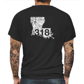 Shreveport Ruston Tallulah Area Code 318 Louisiana Mens Back Print T-shirt | Favorety UK