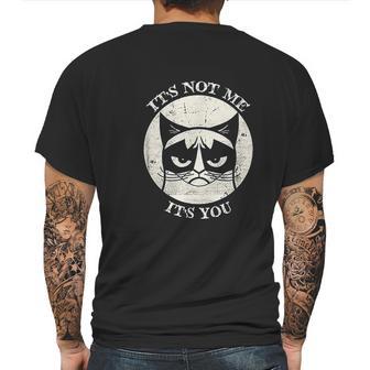 Siamese Cat Grumpy Funny Expression Its Not Me Its You Mens Back Print T-shirt | Favorety