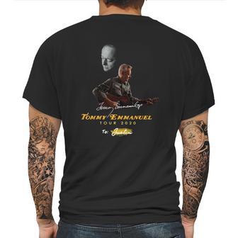 Signature Tommy Emmanuel 2020 To Justin Shirtn Mens Back Print T-shirt | Favorety UK