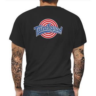 The Silo Black Space Jam Tunesquad Mens Back Print T-shirt | Favorety