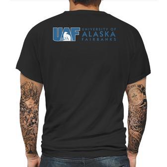 Simple Logo University Of Alaska Fairbanks 2020 Mens Back Print T-shirt | Favorety CA