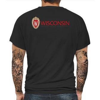 Simple Logo University Of Wisconsin Madison 2020 Mens Back Print T-shirt | Favorety AU