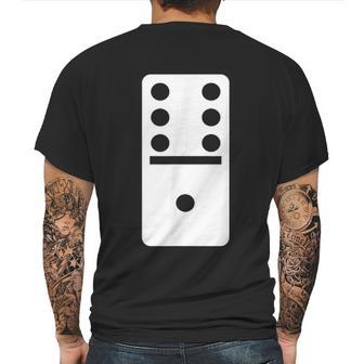 Six One Dominoes Halloween Costume Domino Game Mens Back Print T-shirt | Favorety AU