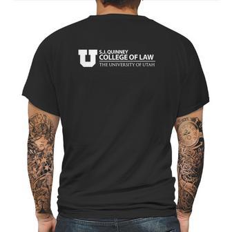 Sj Quinney College Of Law University Of Utah Mens Back Print T-shirt | Favorety DE