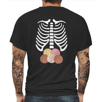 Skeleton Rib Cage Mexican Pan Dulce Concha Mens Back Print T-shirt | Favorety DE