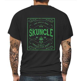 Skuncle Green Marijuana Uncle Mens Back Print T-shirt | Favorety AU