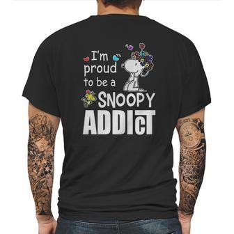 Snoopy Addict Mens Back Print T-shirt | Favorety CA