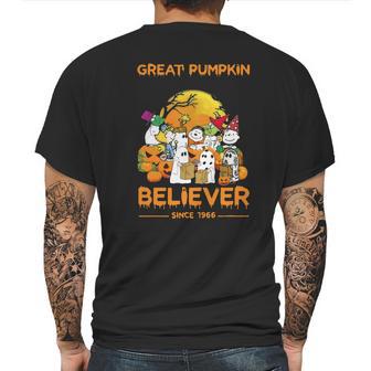 Snoopy Brown’S Ghost Great Pumpkin Believer Since 1966 Shirt Mens Back Print T-shirt | Favorety CA